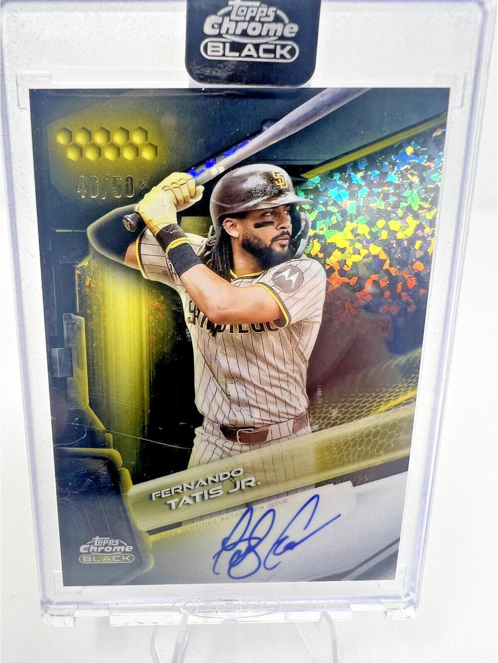 2026 Topps Chrome Black Fernando TATIS JR. Auto 46/50